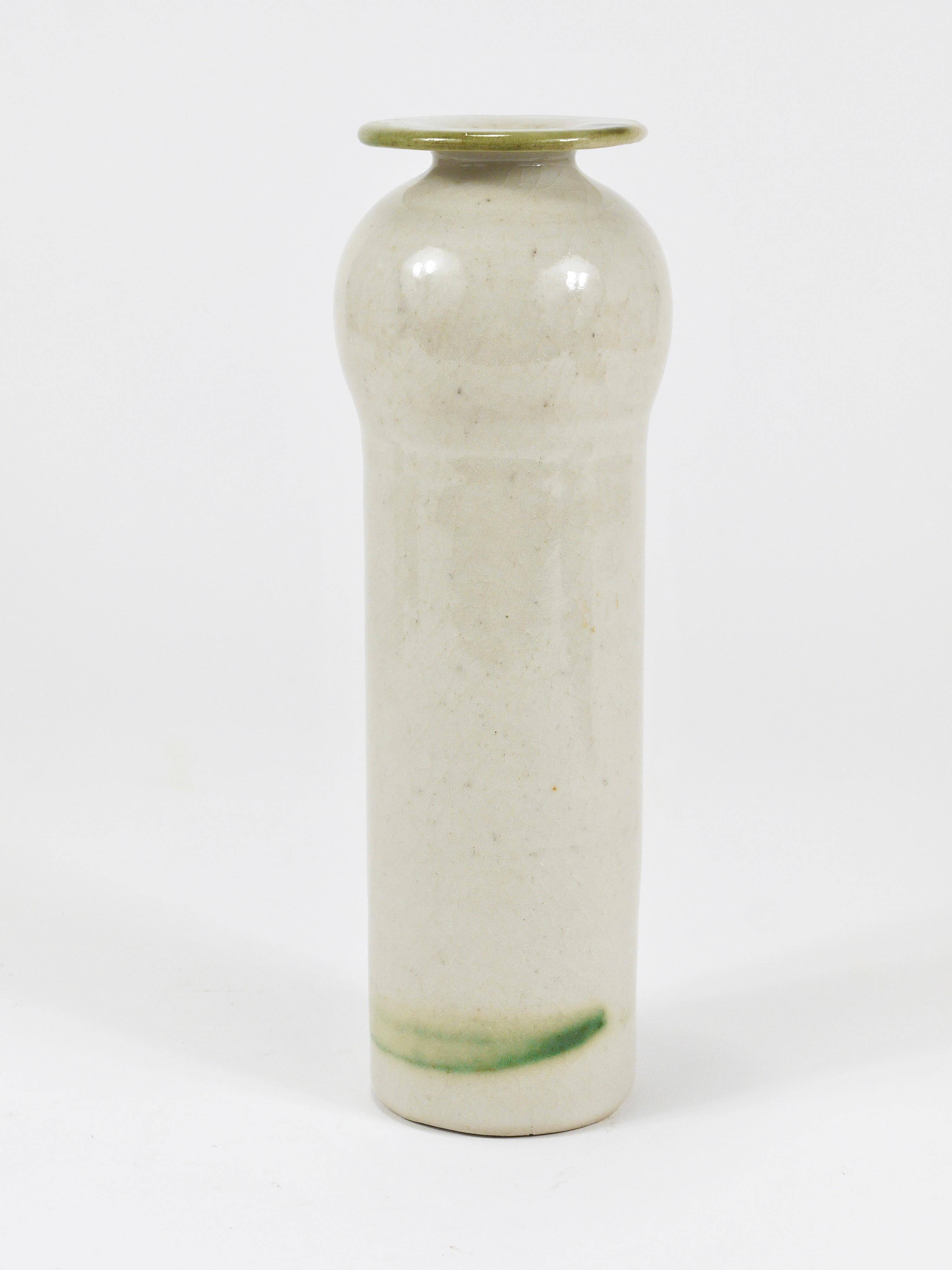 Piet Knepper 3 studio vases in ceramic by Mobach, Netherlands, 1970s
