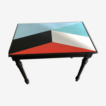 Painted table Napoleon III