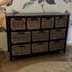 Rattan chest of drawers