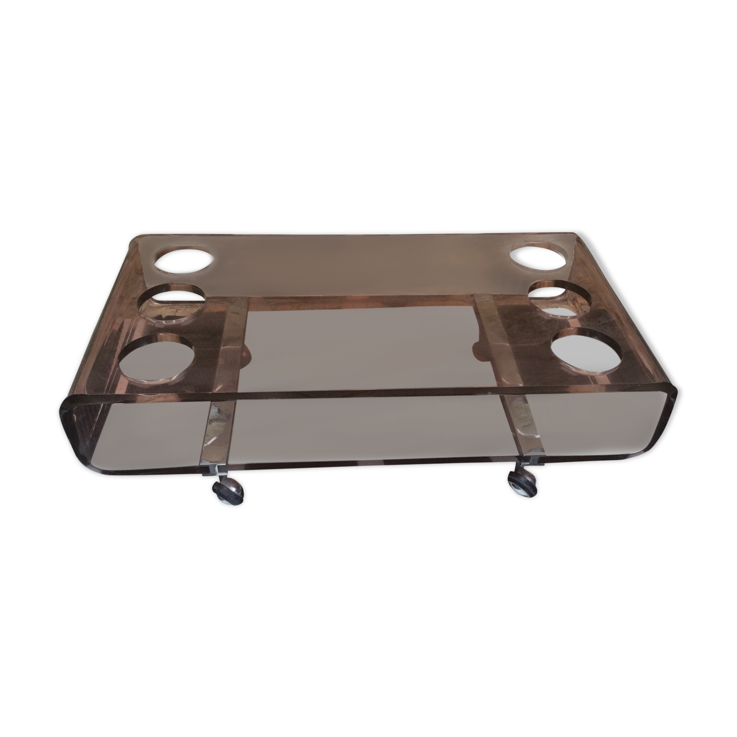 Plexiglass coffee table