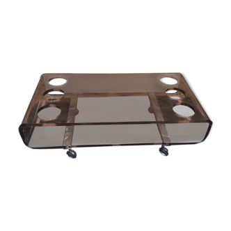Plexiglass coffee table