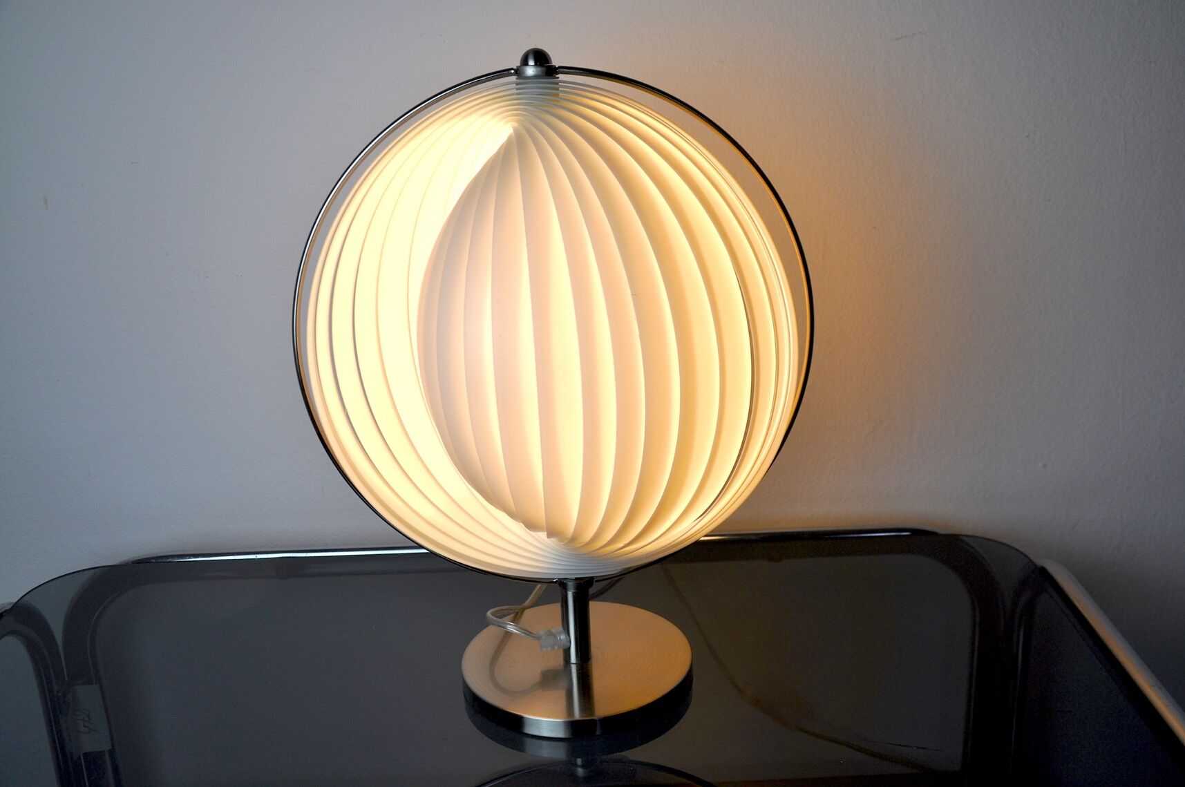 Lampe "Moon" design Kare Espagne 1980