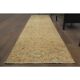 1970s Vintage Turkish Hand-Knotted Wool Cotton Orange Runner Rug 61x286