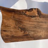 Brutalist wabi sabi tree pull out tables