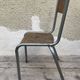 Vintage vintage 70s adult school chair