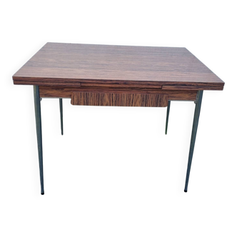 Brown Formica table from the 1970s