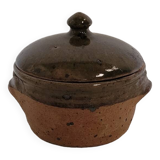 Stoneware box from La Borne by Pierre Digan