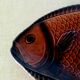 Plat à poisson barbotine sarreguemines