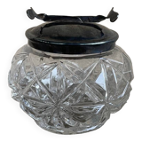 Pot à sucre ancienne avec pince à sucre intégrée