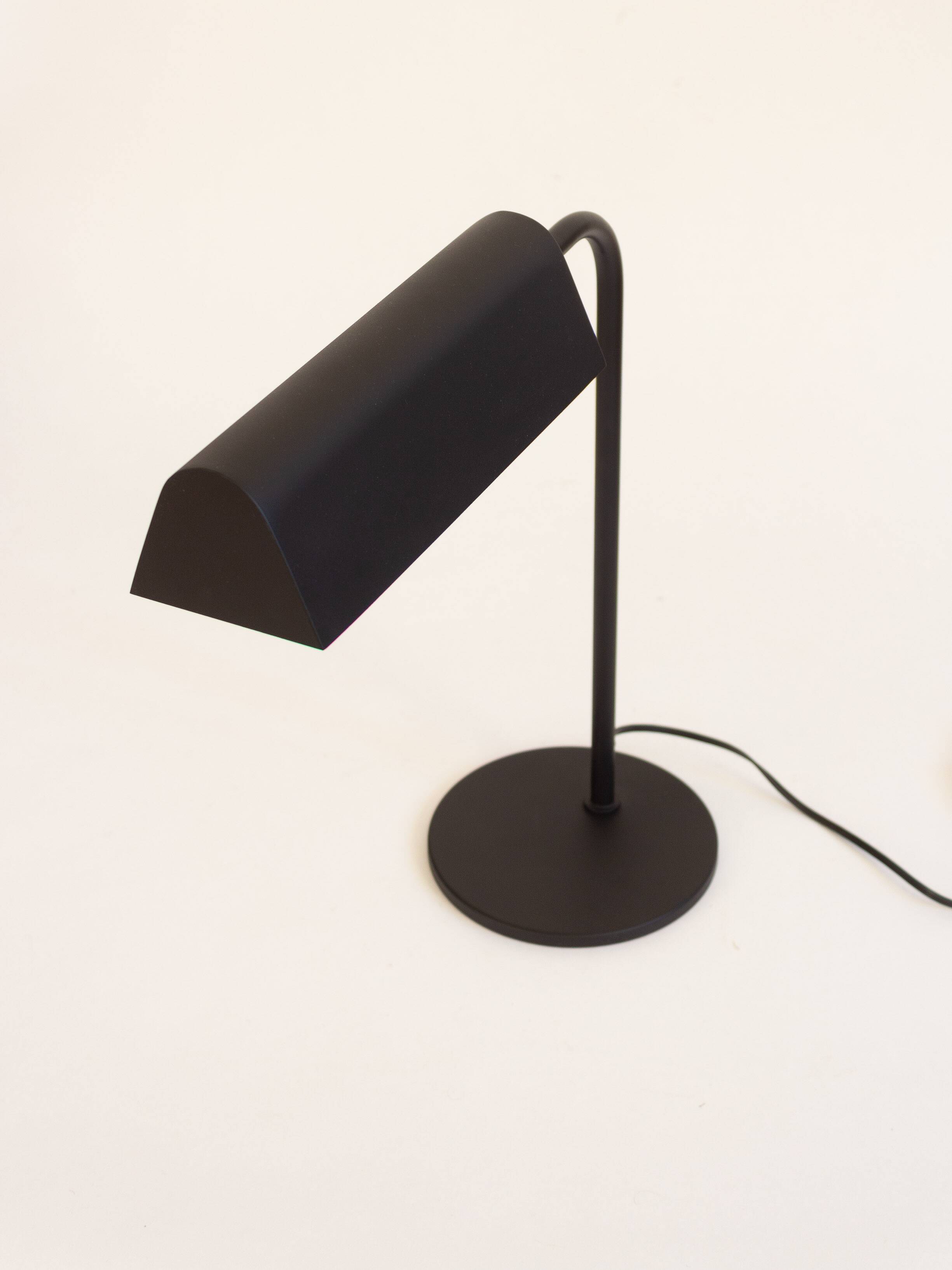Desk lamp, reading light in black metal, Amilux, 1960s