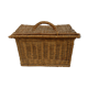old vintage wicker basket for rabbit poultry