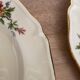 Set of 4 porcelain dessert plates
