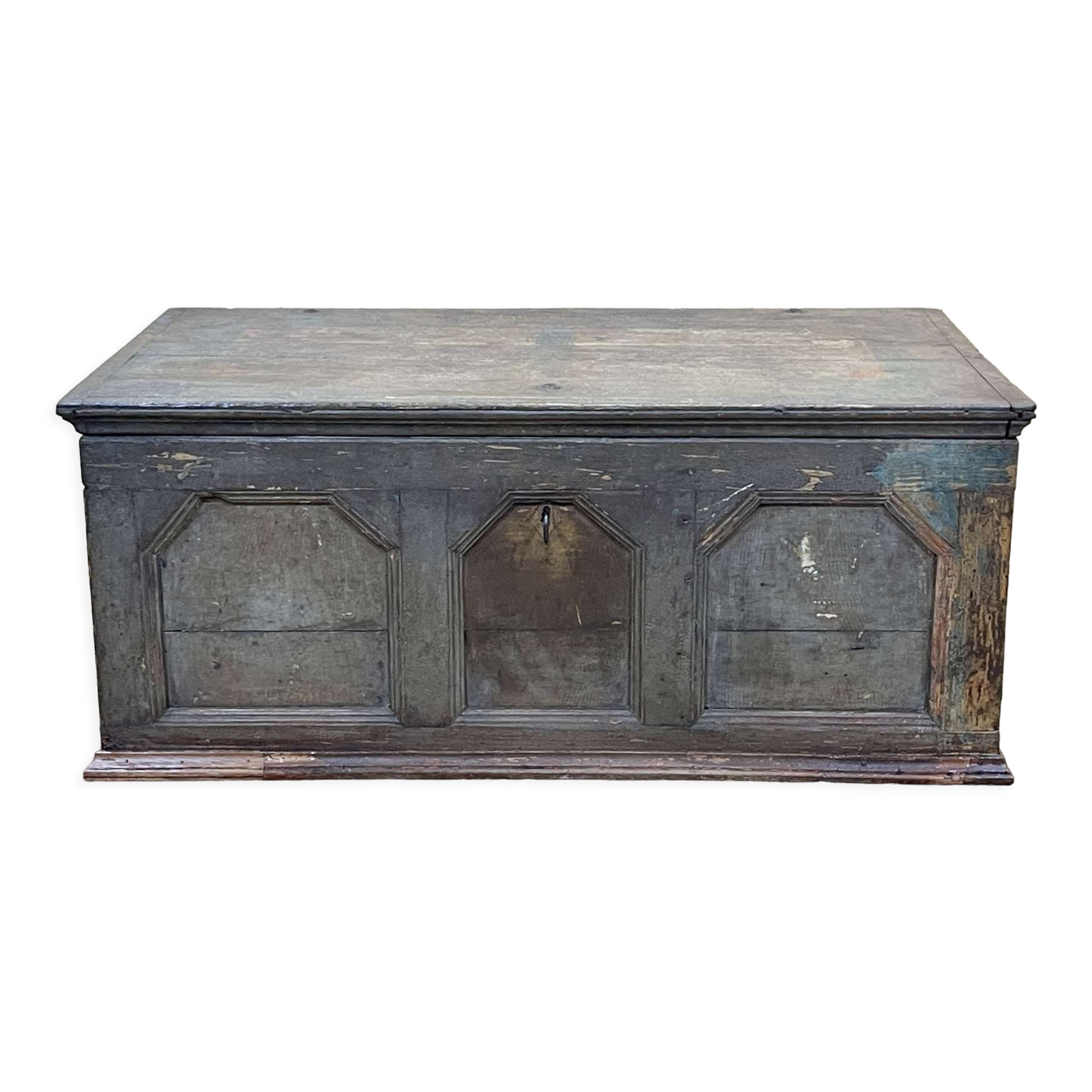 Chest of the seventeenth century in oak and fir