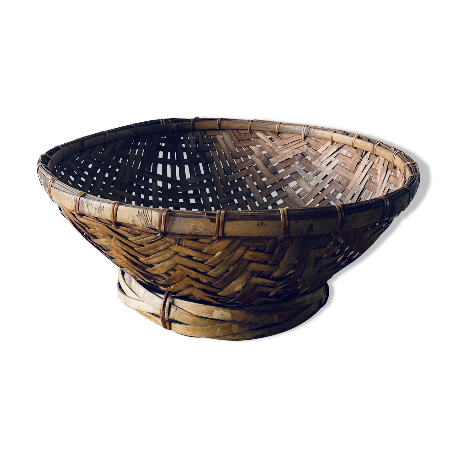 Bohemian bamboo XL panière