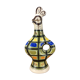 50s André L'Helguen ceramic rooster bottle for Keraluc Quimper