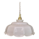 Vintage lamp lamp in white opaline
