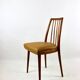 Camel Brown Natural Leather Dining Chair, 1970s