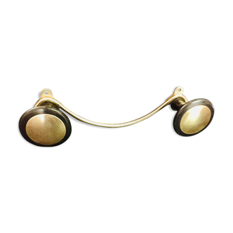 Golden and bakelite coats door