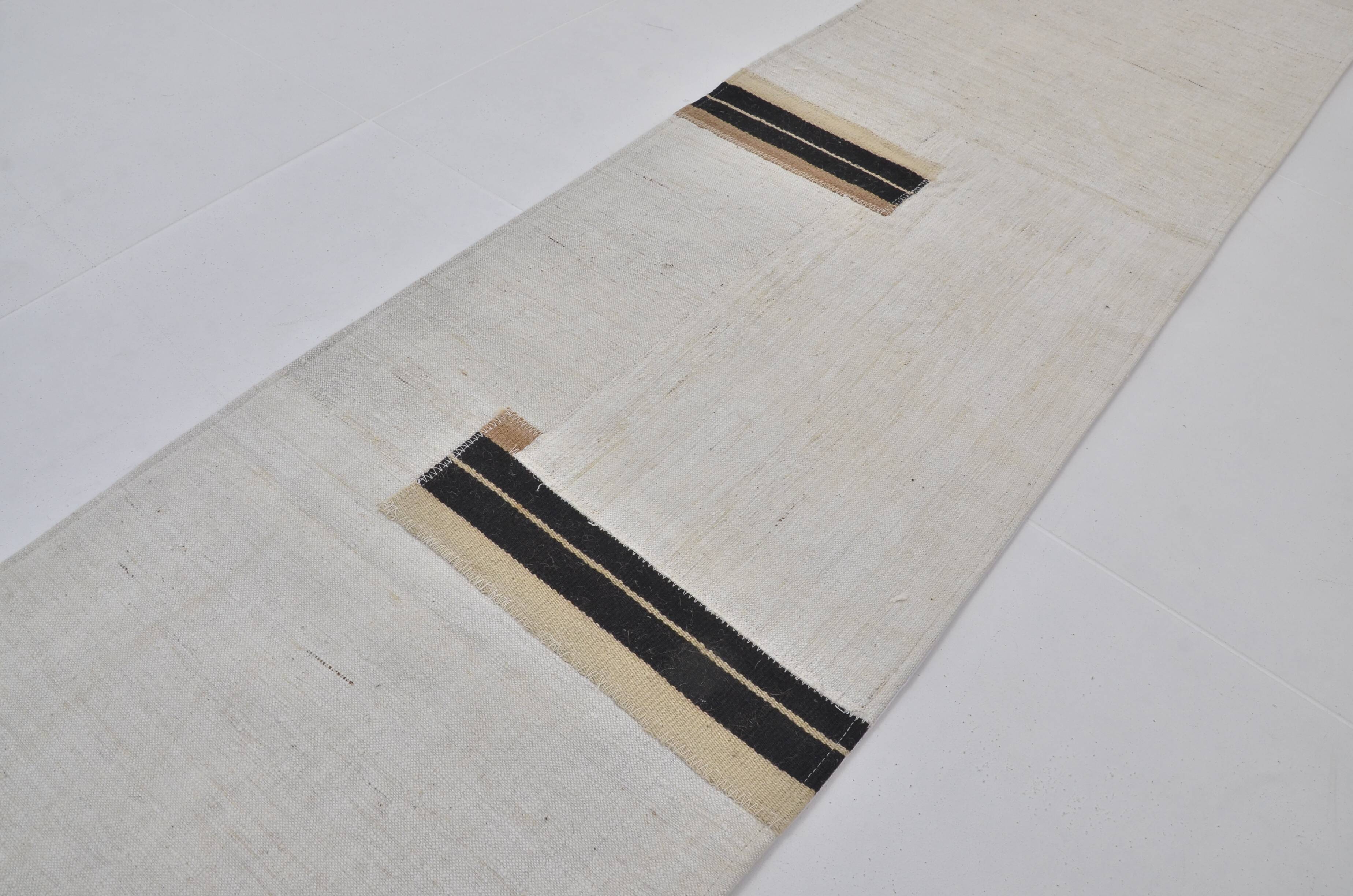 Oushak Hemp Kilim Runner  sku 3862