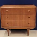 Scandinavian teak veneer dressing table, 1970s