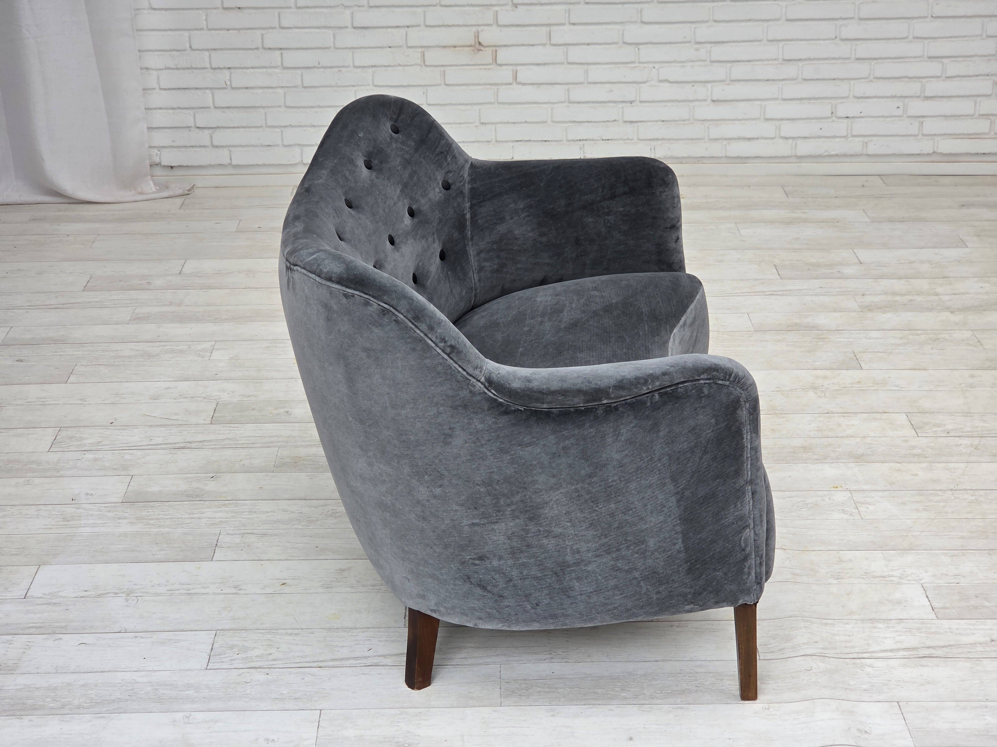 1960s, Danish design by Slagelse Møbelværk, sofa, model 185, reupholstered,