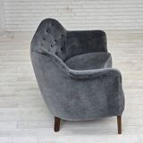 Canapé Années 1960, design danois par Slagelse Møbelværk, modèle 185, retapissé