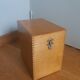 Wooden card box