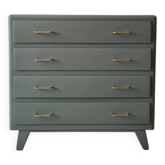 Commode vintage pieds compas
