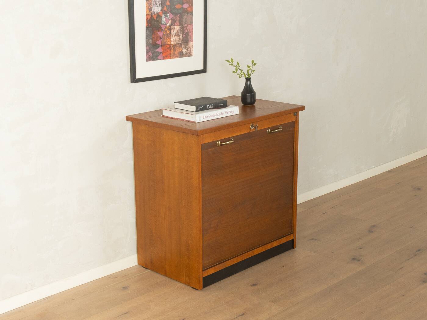 Classic tambour door cabinet from the 1960s