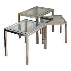 Trio de tables gigognes