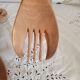 Couverts de service n bois sculpté art populaire vintage