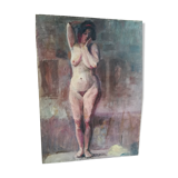 Huile sur toile / nu années 1900-20