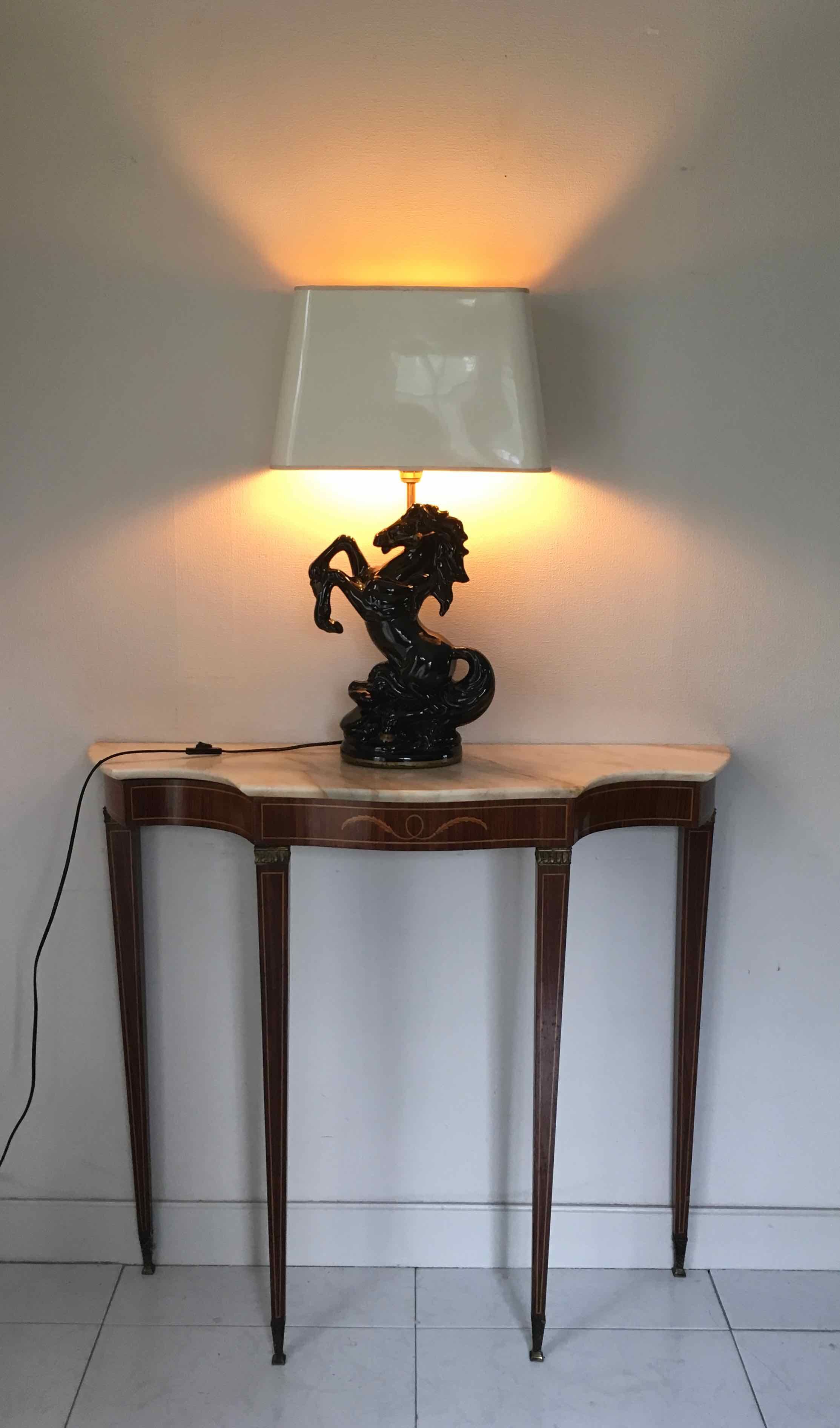 Prancing horse lamp 60s