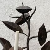 Wall lamp in wrought iron.