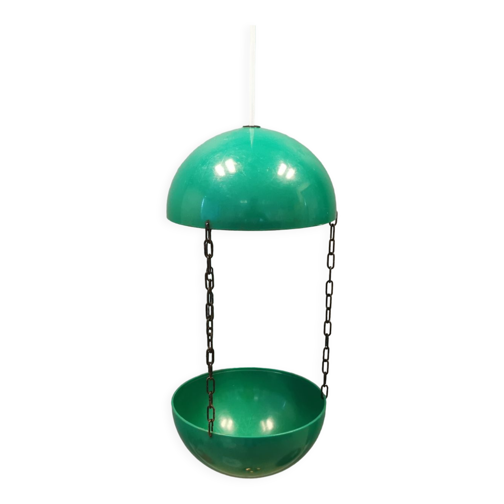 Danish designed lamp/herb pot for hanging in e.g. the window.