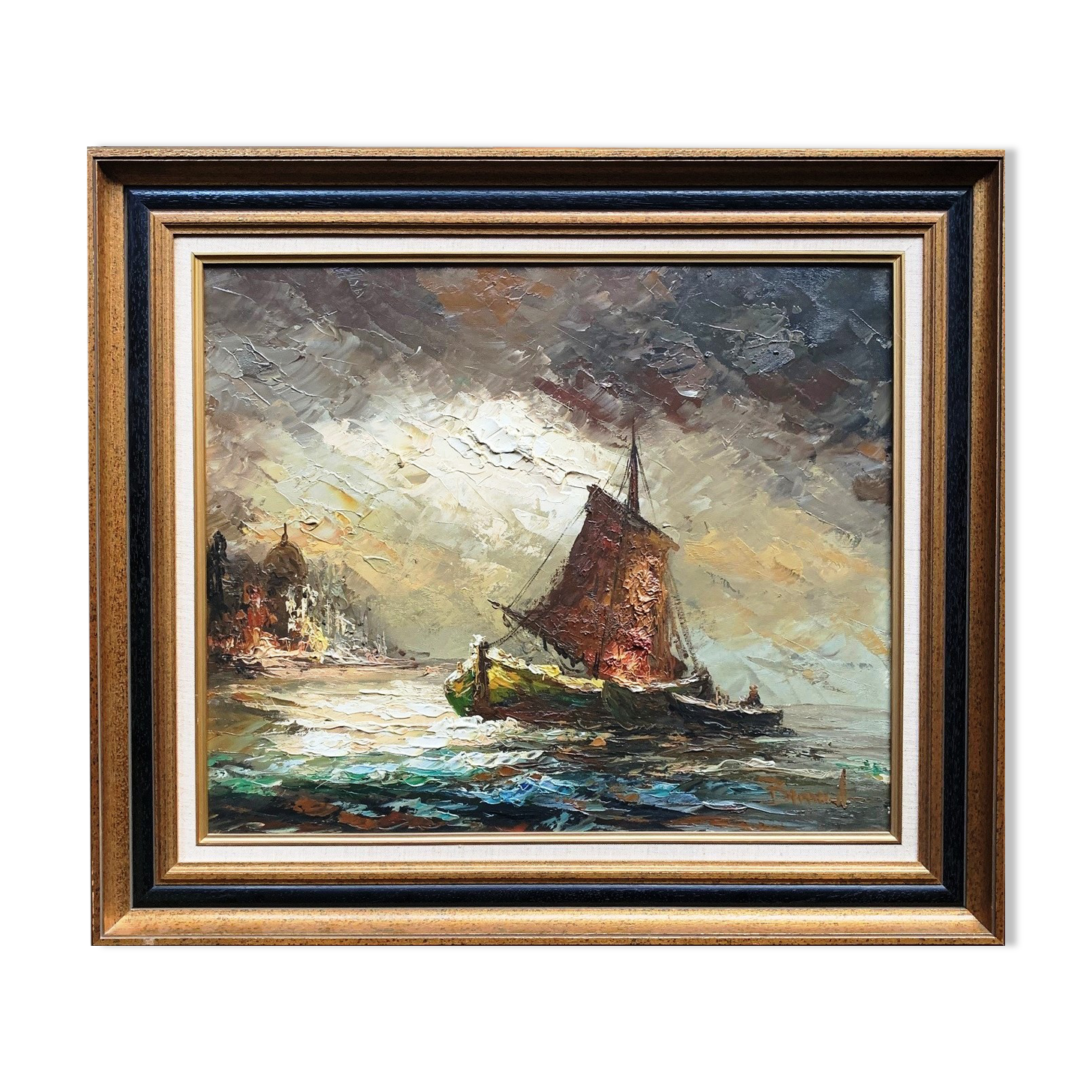 Bernard "North Sea". Oil on canvas.