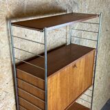 60s 70s teak shelf wall shelf WHB Germany string shelf Danish design