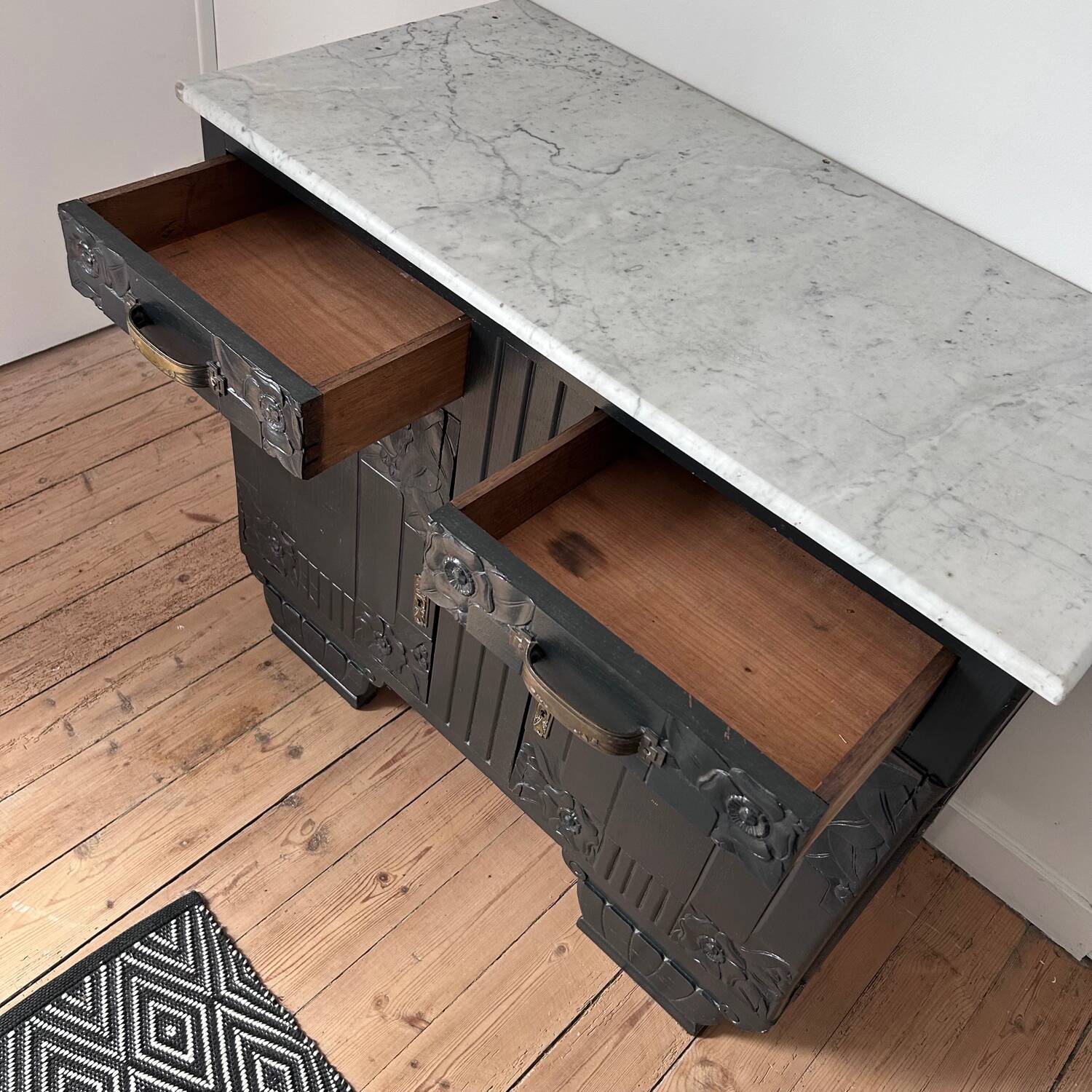 Commode art déco en chêne