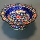 Pair of footed bowls in Canton enamel – China – floral decoration - F