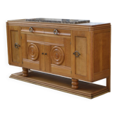Oak buffet in the style of Charles Dudouyt, 1930s.