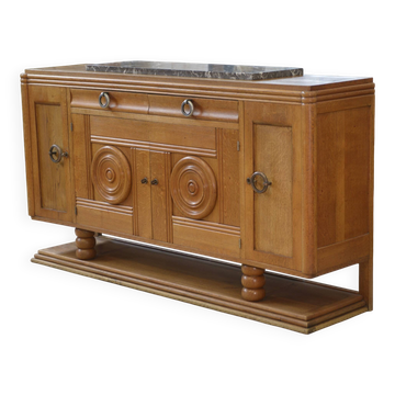 Buffet en chêne dans le goût de Charles Dudouyt 1930’s