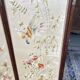 Paravent de Style Louis XVI , bois et soie