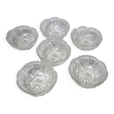 Chiseled glass cups