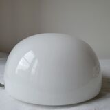 Half-globe opaline ceiling lamp