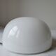 Half-globe opaline ceiling lamp