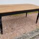 Louis Philippe style oval patinated bistro farm table - 1m90