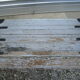 Wooden storage travel trunk