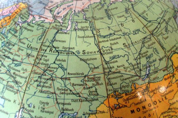 Mappemonde années 60/70.