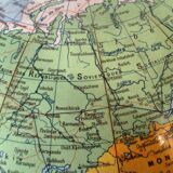 World map from the 60s/70s.