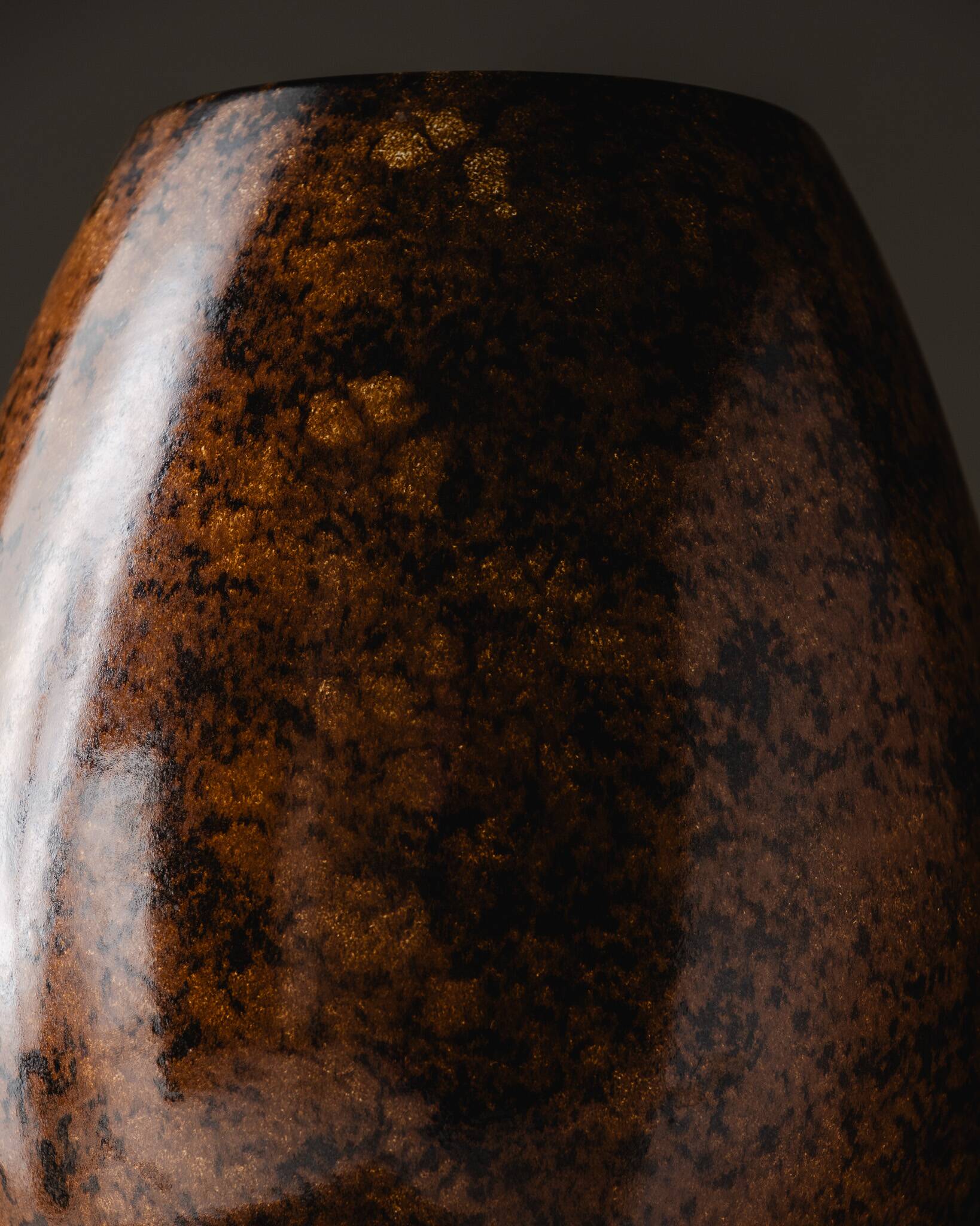 Grand vase en céramique Saint-clément, 1970s